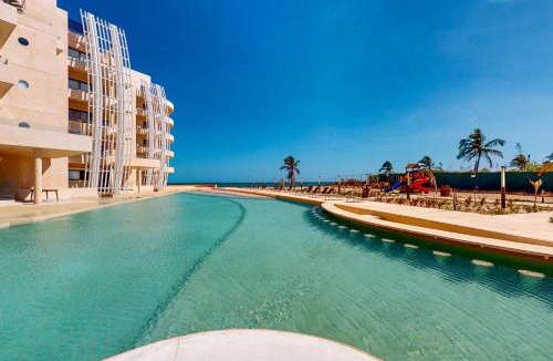 Telchac Puerto Apartment | Seaside Serenity