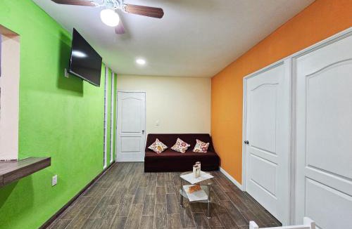 Tehuacan Apartment | Sensity Home Departamento 7, Colorido y amplio Familiar