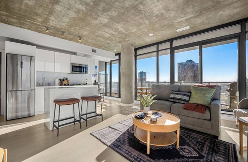 Connaught Apartment | Skyline & Mountain Views | Prairie Cowboy Modern DT 2BR Condo