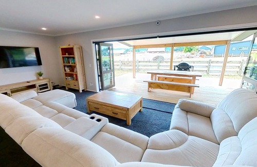 Ohakune House | Solar on Snowmass Drive 30c Orange Door