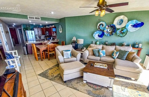 Puerto Penasco Condo | Sonoran Spa W506 - 2 BR Next to the Pool, High Speed Wi-Fi - Beachfront Upper Floor Luxury Condo