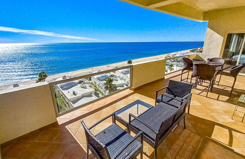 Sandy Beach Condo | Spectacular 2 Bedroom Condo on Sandy Beach at Las Palmas Resort B-605