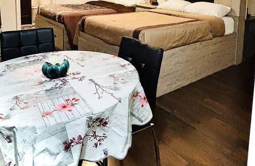 Mount Pleasant House | Studio . Bedroom with attatched washroom and living area . All in one