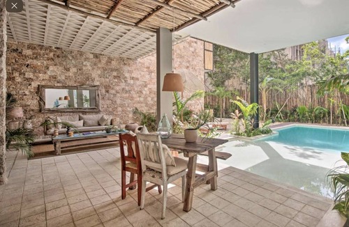 Zama Condo | Stunning 3 bedroom condo near beach&downtown Tulum