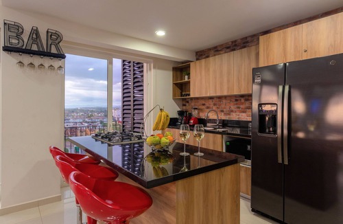 Fluvial Vallarta Apartment | Stylish Golden Beach View Apartmen