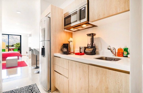 Downtown Apartment | Stylish Studio with Top Amenities: Pets Welcome!