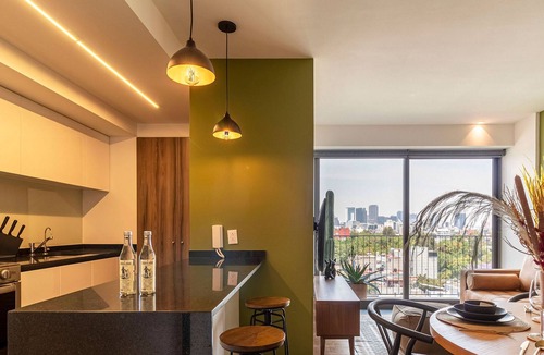 Hipodromo Condesa Apartment | Taman by Kukun Summar