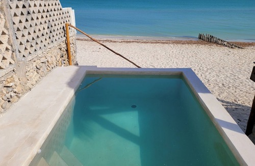 Chuburna Puerto Apartment | The Cenote suite, detached room, with its own private pool