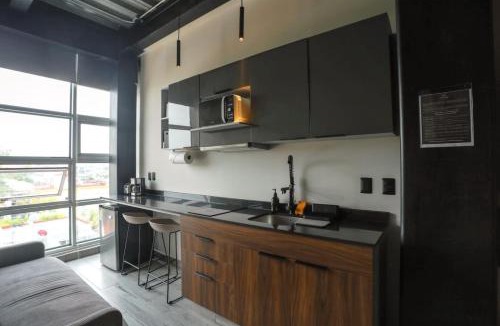 Benito Juarez Apartment | The Striped Loft Modern Elegance-Centric location