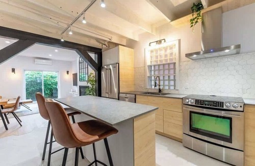 Youville Apartment | The Youville Pet-Friendly Apt with Fenced Yard