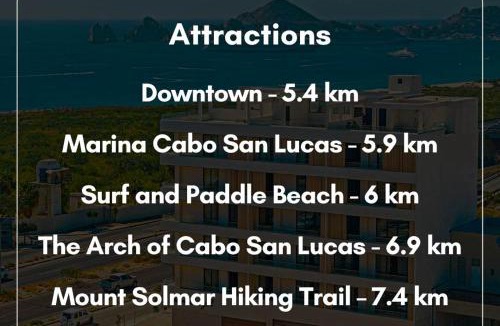 Los Cabos Apartment | Torre San Angel Infinity Pool Arch Sunset Views