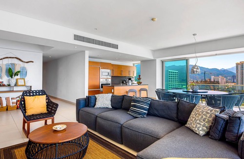 North Hotel Zone Condo | Tropical & modern condo with scenic balcony, hot tub, pool - amazing views