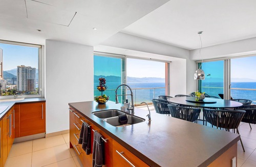 North Hotel Zone Condo | Tropical & modern condo with scenic balcony, hot tub, pool - amazing views