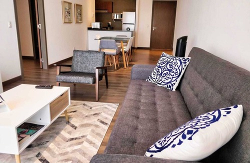 Anahuac Apartment | Two Beautiful 1 BR apts, 2 floors apart HS WiFi, full amenities!