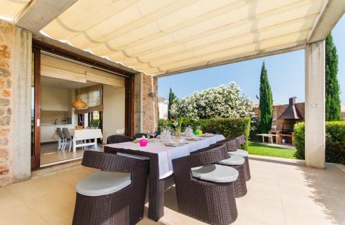 es Bacares Villa | Villa Barcares Gran for 10, pool, gym and close to beach