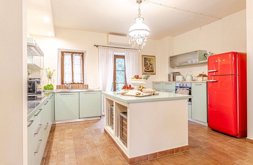Montecatini Val di Cecina Villa | Villa Cedri pet friendly with pool by Halldis