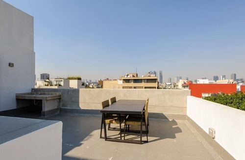 Hipodromo Apartment | w* | Broad 2BR Penthouse w/Beautiful Terrace in Condesa