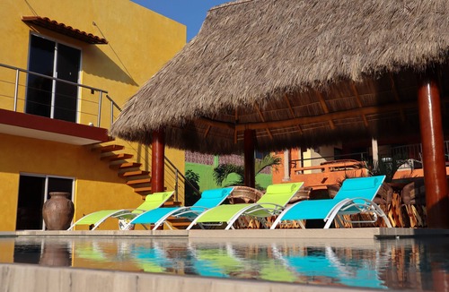 Barra de Navidad Apartment | WATERFRONT PENTHOUSE 75m2 WITH PRIVATE PALAPA TERRACE- INFINITY POOL