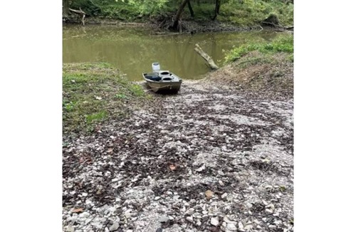 Battletown Cabin | Wondering Woods Riverfront Cabin-Private Boat Ramp and Dock