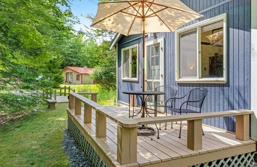 Mount Desert Cottage | Woodland Home near Long Pond w/Spacious Living Area, Full Kitchen & Deck