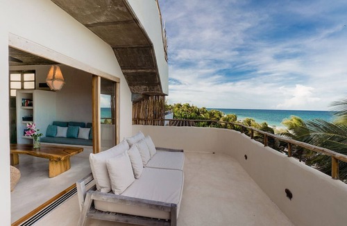 Zona Hotelera House | Zorba Penthouse - Luxury perch with incredible views of Tulum beach!