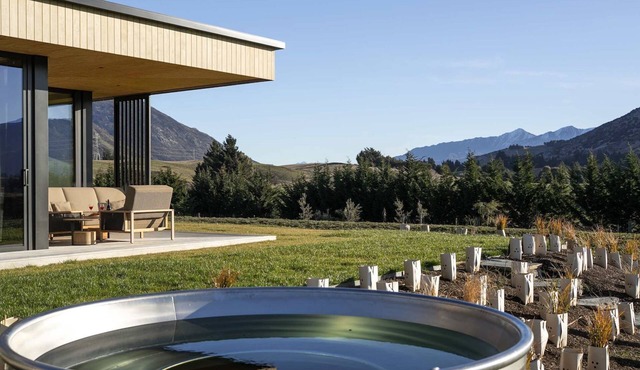 Alpine Solitude - your private slice of Central Otago framed by sweeping peaks and wide-open skies.