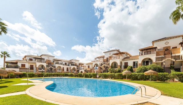Apartment 'Al Andalus Residencial Vera Playa 2' with Shared Pool, Wi-Fi and Air Conditioning