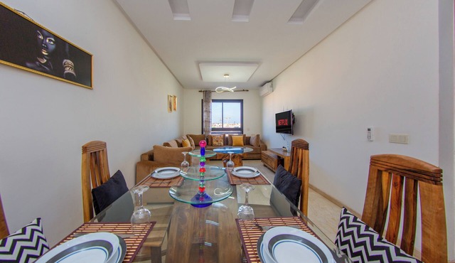 Apartment in the center of Guéliz with swimming pool