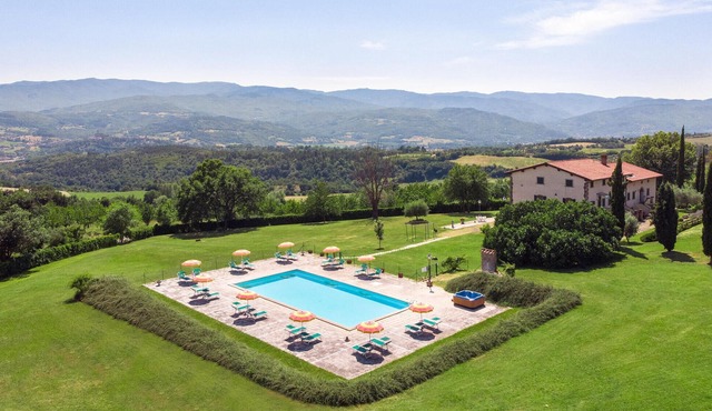 Awesome apartment in Poppi AR with house a panoramic view