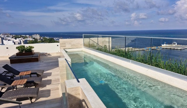 Beatiful Loft in Puerto Morelos Beach Front 9-4