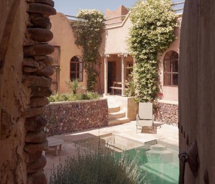 Berber house, private pool, Atlas view