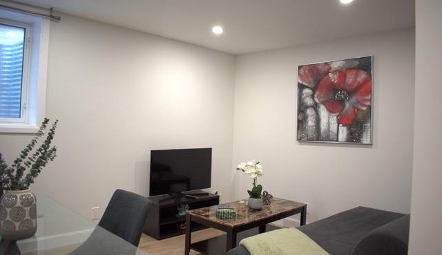 Bright Modern Walkout Basement Suite 8ft Ceilings