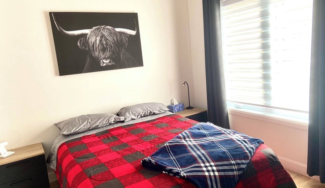 Charming and luxurieuse 4-bedroom lodge with WiFi and AC in Falardeau