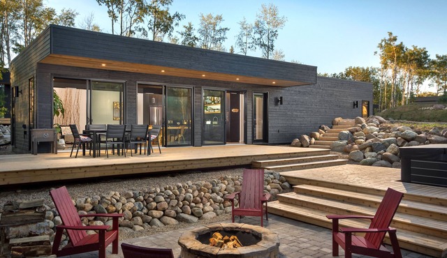Clear Lake, cabin, hot tub