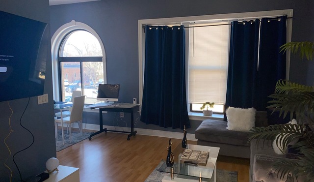 Downtown Condo with iMac work station