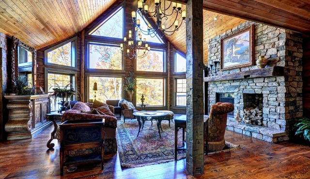 Eagle Lake Adventure Log Cabin in the Haliburton Highlands.