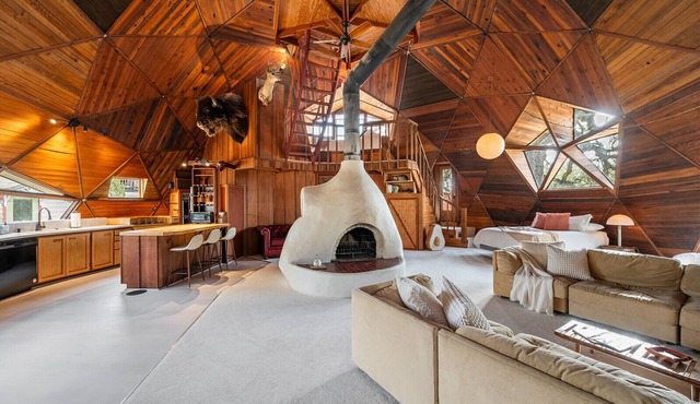 Eclectic Mid Century Dome in Wine Country