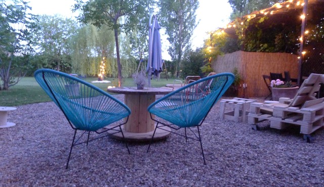 Farmhouse with garden, parking and fitness area near Bologna center