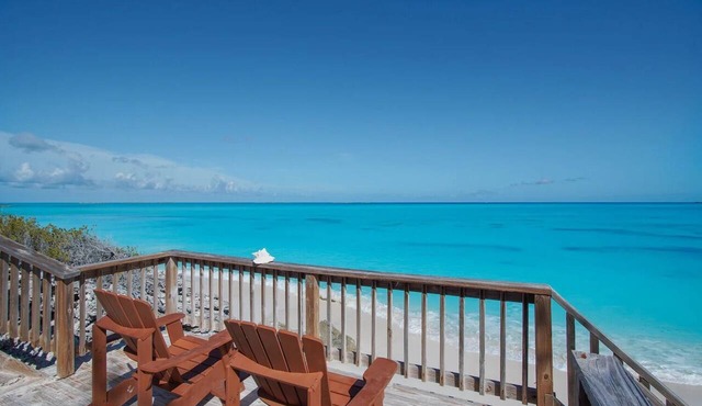 Greystone Villa: 7-Bedroom Oceanfront Luxury on a Private Exuma Beach