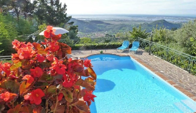 Historic villa with lake and sea views