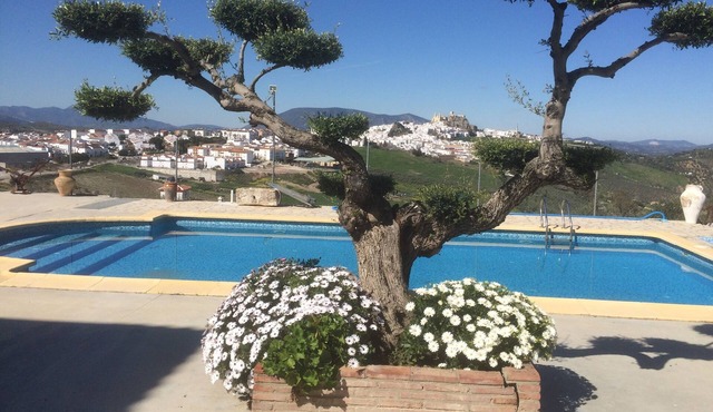House overlooking olvera and pool