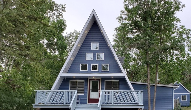 Iconic A-frame in Cottage Country, Steps Away From a Sandy Beach