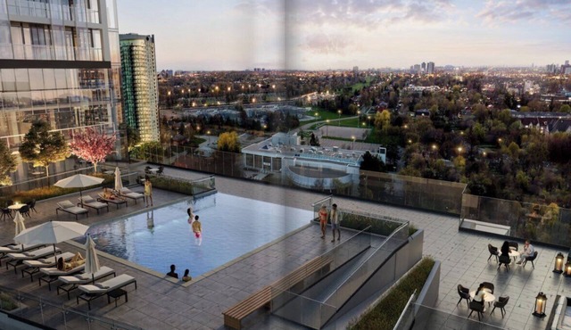 Luxury brand new one bedroom with patio condo in the heart of Toronto