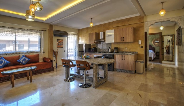 Modern apartment in Moroccan style