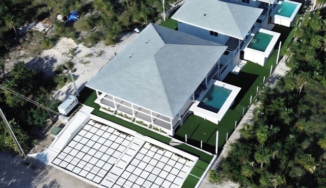 Modern Beachside Villa with Private Pool & Ocean Views and 5 min walk to Beach!