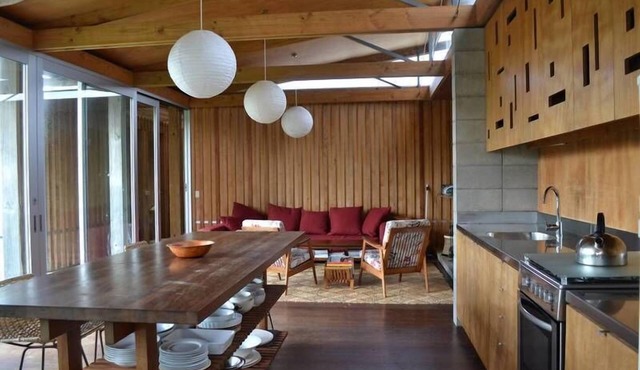 Modern three bedroom house, located at Medlands, Great Barrier Island.