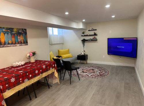New and Stylish 3BR Private Basement Apartment with 3 Baths & Parking