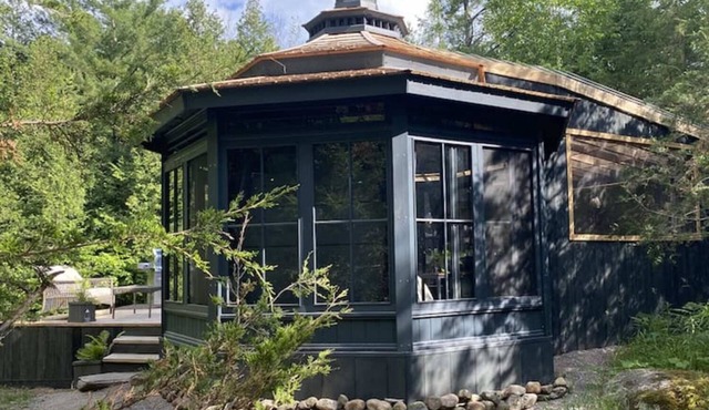 NEW! FOREST GAZEBO BY PRIVATE LAKE-Peace&Privacy