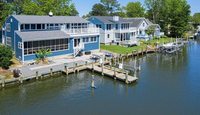 Ocean Pines 6BR Canal Front Home