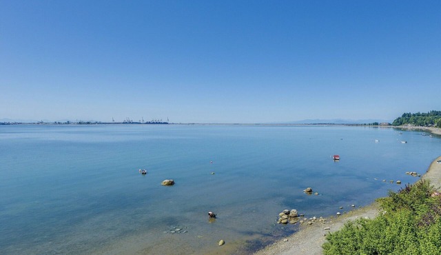Oceanfront Contemporary House Tsawwassen Metro Vancouver - Beach Access